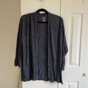 Soft and Sexy Gray Open Cardigan